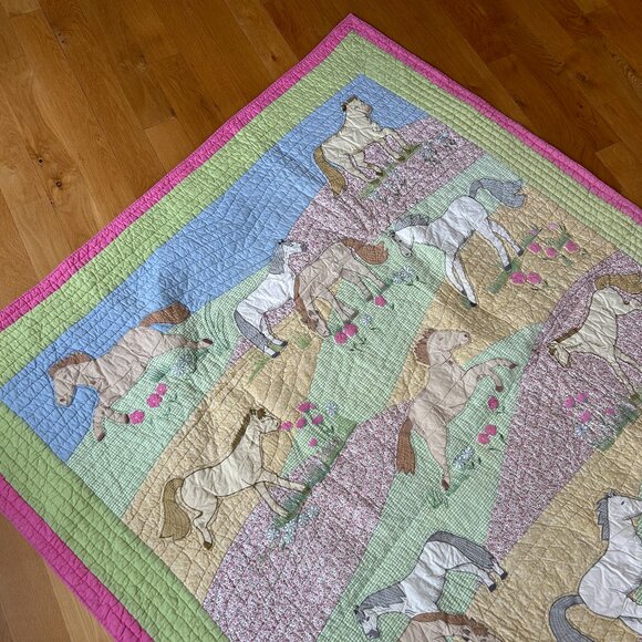 The Company Store Other - “Ponies in the Pasture” Twin-size Quilt and 2 Pillow Shams by The Company Store